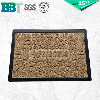 China Round Economy Carpets Adhesive-Protective Floor Entrance Reception Mat for sale