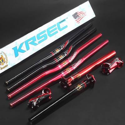 China Ultraleichtes Aluminium-Gelenkstiel Stamm Sitzpfosten 3 Set 680mm lang 31,8mm MTB Mountainbike Sitzpfosten Flat Bar Schluckgriffe zu verkaufen