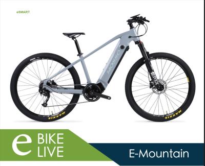 Chine Vélo électrique léger d'alliage d'aluminium avec le gris électrique de vélo de montagne de batterie démontable et de contrôle intelligent à vendre