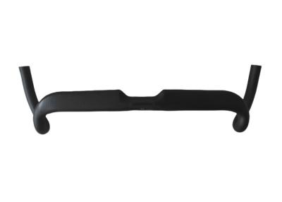 Κίνα 31.8mm Carbon Fiber Road Handlebar 80MM/65MM Drop/Reach Flared Bar Ends Μαύρο προς πώληση