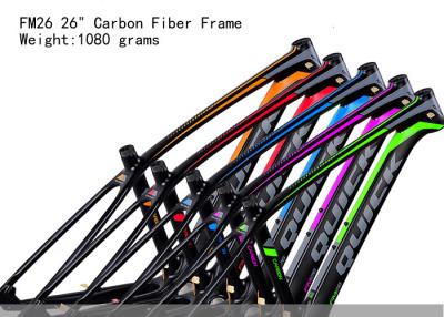 Κίνα 26er Bicycle  Full Carbon Fiber Frame FM26 of Lightweight Mountain Bike 1080 grams Tapered PF30 Different Colors προς πώληση