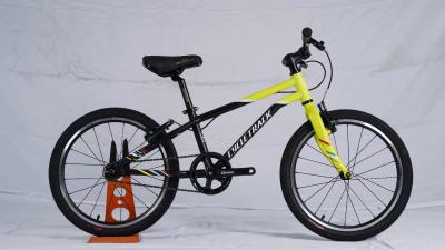 China Lightweight 16er Aluminum Kids Mountain Bicycle V Brake Black/yellow for sale