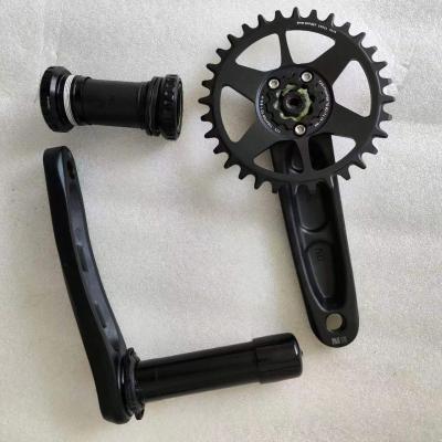 중국 Lightweight Sram DUB 29mm Mountain Bike Crankset 160L 30/32/34/36/38T Chainring Bicycle Parts Crank 11/12/13S 판매용