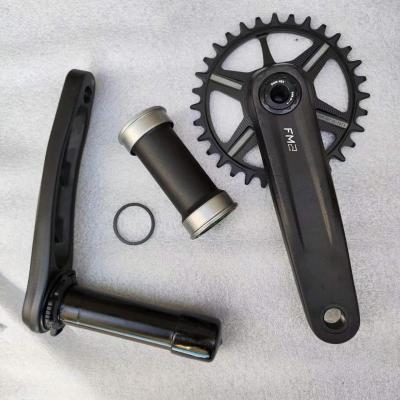 China Aluminum Alloy Mountain Bike Crank Set DUB 29mm Axle Direct Mount Chain Ring Bicycle Crank Te koop