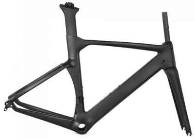 China 700c Road Carbon Bike Frame Racing 1150kg OEM Matte/Glossy Full Carbon met vork Te koop