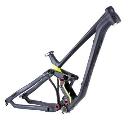 China 29er Aluminum Enduro Full Suspension Mountain Bike Frame 148x12 for sale