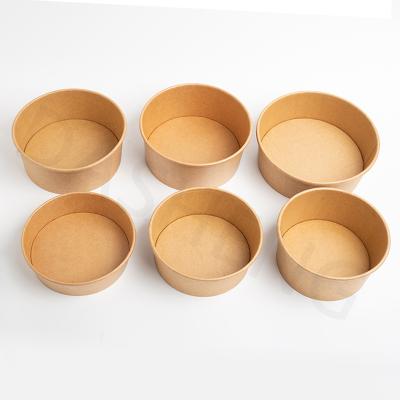 China Paper Cup Container Wrapping Paper Biodegradable Biodegradable Compostable Paper Cup Disposable Soup Bowl With Lid for sale