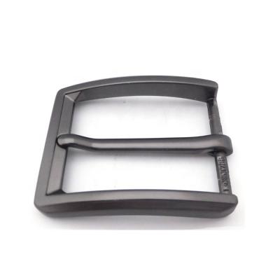 China Pin Buckles 35MM Zinc Alloy Black Single Pin Buckle for sale