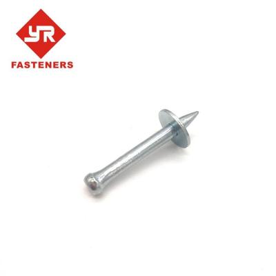 China Building Construction Concrete Powder Fastening Systems NK Powder Actuated Fastener Nail With Steel Joint for sale