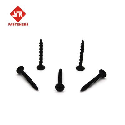 China Automotive Industry Black Fine Thread Phillips Bugle Head Drywall Screw 3.5x25 With 1022a Hardware for sale