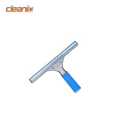 China Sustainable Cleaning Tool Commercial 45cm Trident Window Extra Wide Squeegee With Telescopic Handle For Glass Mirror for sale