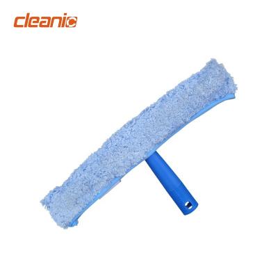 China High Performance Viable Window Tools Maker Microfiber Window Wash Scrubber With Extended Long Plastic Handle for sale