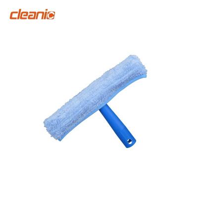 China Foshan OEM Tool Manufacturer Sustainable Microfiber Window Cleaning Professional Telescopic Scrubber For Hospital Hotel for sale