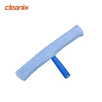 China Viable Handheld Window Cleaning Tool Quality Microfiber Powerful Window Wash Scrubber With Extension Tube for sale