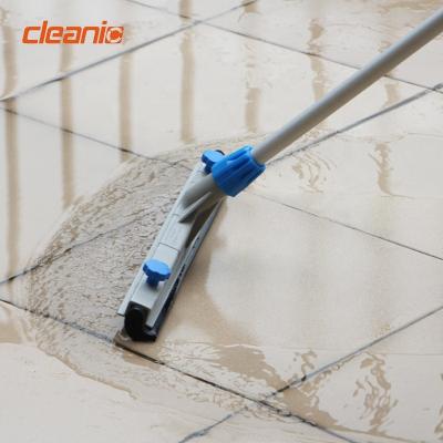 China Durable Indoor 22 Inch Durable Push And Pull Industrial Large Size Wet Room Silicone Squeegee For Cleaning Floors for sale