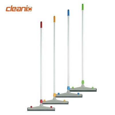 China Durable Color Coded Heavy Duty Commercial Concrete Floor Wet Squeegee With Oil Resistant Rubber Blade For Outdoor for sale