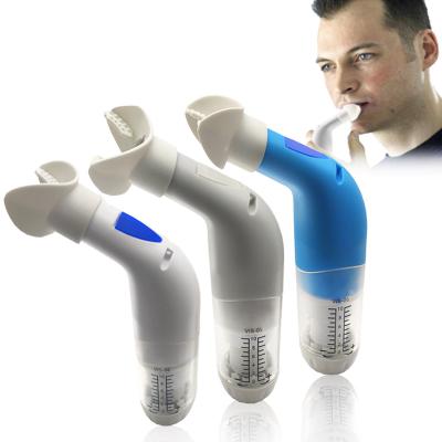 China Lung Breathing Trainer Drug Free Therapy Pneumonia Breath Breath Training Equipment Resistance Stockings Program Muscle Inspiratory Expiratory Test for sale