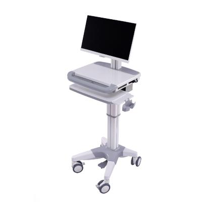 China Modern Mobile Height Adjustable Hospital Nursing Cart for sale