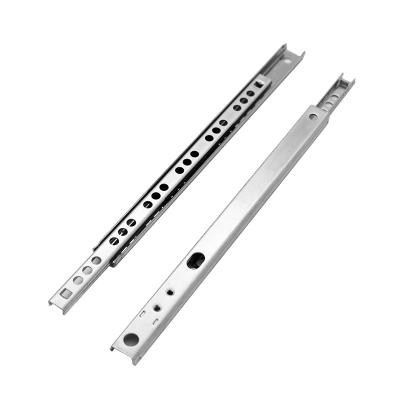 China Small Ball Bearing Slide Rails Keyboard Medical Equipment Extension Light Duty Ex Modern Light Duty Steel Telescopic Furniture Cabinet for sale