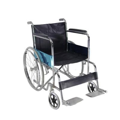 China Factory Price Popular Wheelchairs Convenient Lightweight Foldable Wheelchair Large Wheels for sale