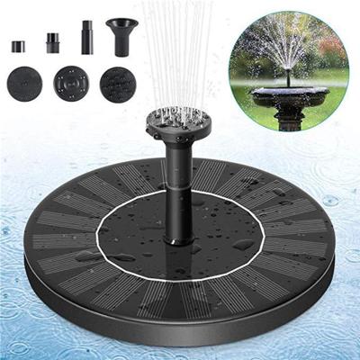 China Hot Selling High Quality Eco-friendly Outdoor Decoration Floating Solar Fountain For Garden for sale