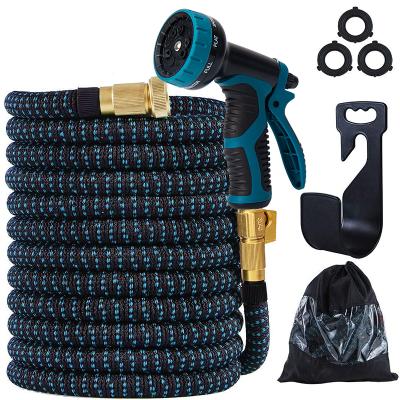 China Zhuo miao 50ft factory direct sale adjustable magic expandable garden hose 100ft 75ft for sale