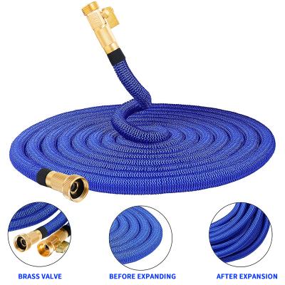 China 2500 D Water Hose Garden Expandable Low Price 50FT Expandable Watering Hose High Pressure Wash Station for sale