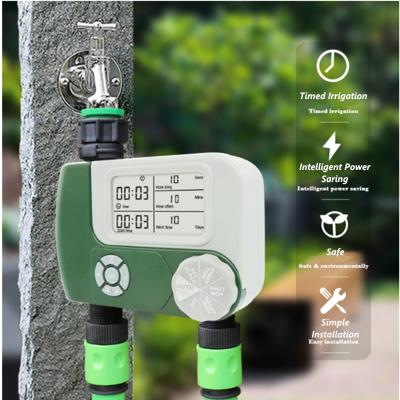 China 2021 Hot Amazon New Model Digital Agriculture Irrigation Garden Water Home Gardening Timers 2 Outlets for sale