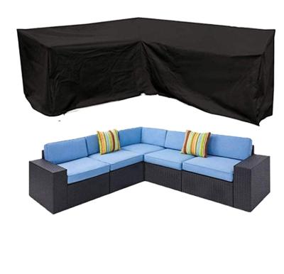 China Good Quality Corner Sectional Oxford Cloth Waterproof And Dustproof Sun-anti Form Sofa Furniture Cover Set For Outdoor Rainproof for sale