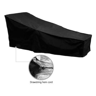 China Durable Outdoor Cover Sun Lounger Extended UV-Anti Garden Oxford Cloth Wholesale Single Simple Anti for sale