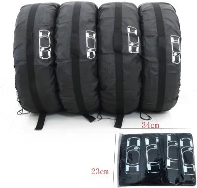 China Premium Quality Modern Cost Effective Outdoor Protective Bags Car Wrapping Tire Cover 600D Oxford for sale