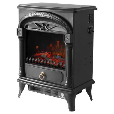 China High Quality Home Household 2000W Electric Fireplace Heater With Bright Flame for sale