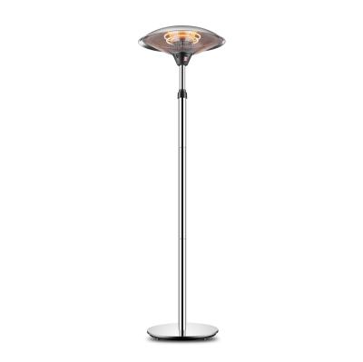 China Wholesale Outdoor Waterproof Patio Stand Infrared Umbrella Heater 2000W for sale