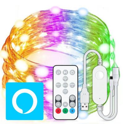 China 2022 Hottest Residential Home System MSL2-U Tuya Smart WiFi Dreamcolor LED 10m RGB String Fairy Light for sale