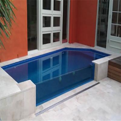 China New Customized Strong Plasticity Lifestyle Luxury Clear One Time Cast Outdoor Acrylic Swimming Pool for sale