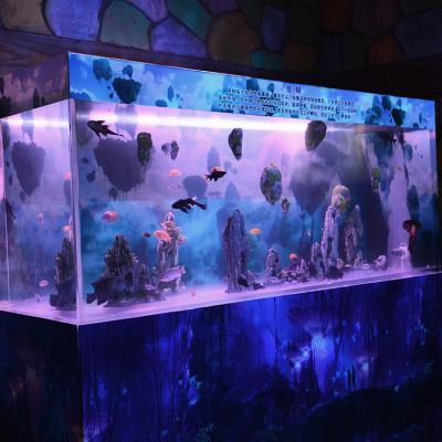 China Large Custom Cube Aquarium in Sustainable Design from Morden, Project& Aquarium for sale