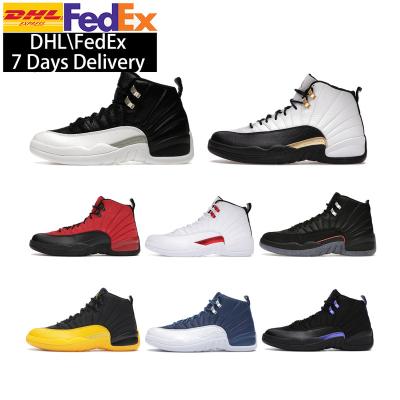 China Blue Red Black And White EVA AJ Final Air AJ 12 12 Retro Mens Shoes Sneakers for sale