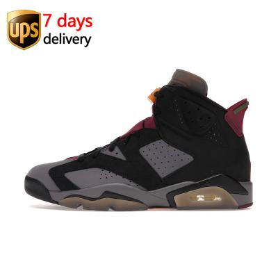 China CT8529-063 EVA Bordeaux Black Electric Midnight Navy AJ 6 Rings Mens Retro UNC for sale