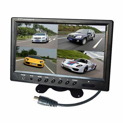 China Reversing Factory Direct Sales Bus TV Monitor Car Auto Shift Control System 9 Inch Analog 4 Slot Car Monitor for sale