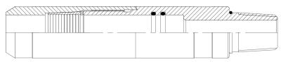 China Oil Well External Slip Connector Coiled Tubing Tools for sale