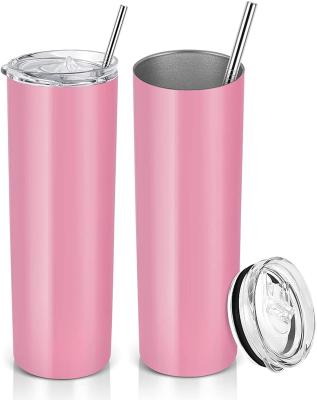 China 20oz Stainless Steel Skinny Tumbler Wine Tumbler With Slide Lid Stored Hot Selling Coffee Mug for sale