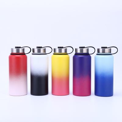 China Custom Stocked 32oz Stainless Steel Water Bottle Hydrogen Gym Water Bottle Flask Stainless Steel Water Bottle for sale