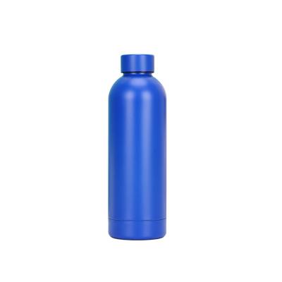 China Fantastic Double Mouth 18/8 Wall Stainless Steel Vacuum Flask Small Narrow Stored Water Bottle for sale