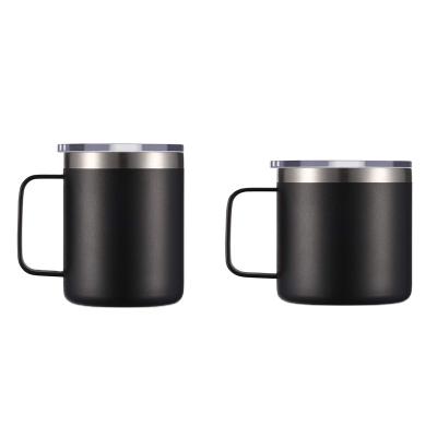 China Sublimation 12oz 16oz 14oz Stainless Steel Sustainable Hot Selling Coffee Mug With Handle for sale