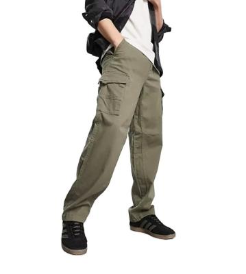 China Breathable Mens Cotton Stretch Wide Leg Fit Pants Panties With Side Pockets for sale