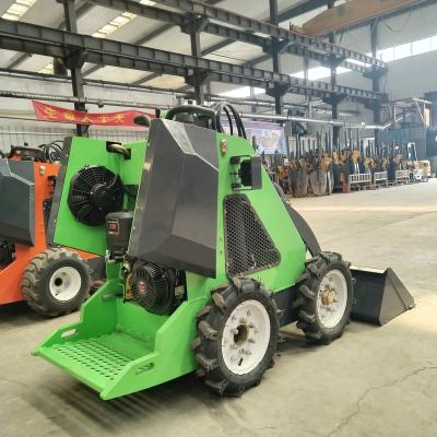 China Black Hotels Derette Green Small 820mm Width Tire Type Customized Mini Skid Steer Loader Diesel For Sale for sale