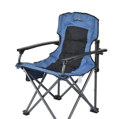 China Modern Lightweight Portable Outdoor Aluminum Camping Quad Folding Chair With Hard Armrest-Support Capacity 300 Pounds for sale