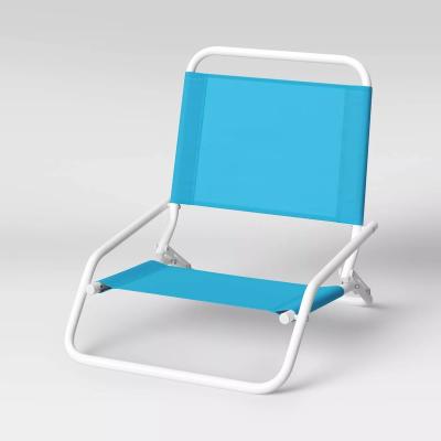 China Modern low profile beach chairs with Carry Strap - light weight, folding for the sand for sale