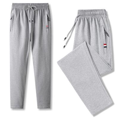 China Unisex Anti-Wrinkle Sweatpants Jogging High-waisted Custom Gym Sports Jogger Plus Size Organic Cotton Loose Sweat Men's Pants And Trousers for sale