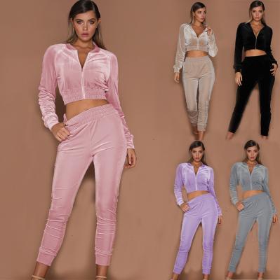 China Wholesale Breathable Customized 2021 New Hot Sale Women's Clothing Fashion Sports Leisure Set High Quality Women's Two-piece Suit for sale